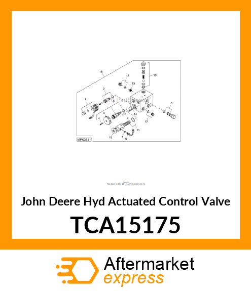 VALVE, BACKLAP(012R2) TCA15175