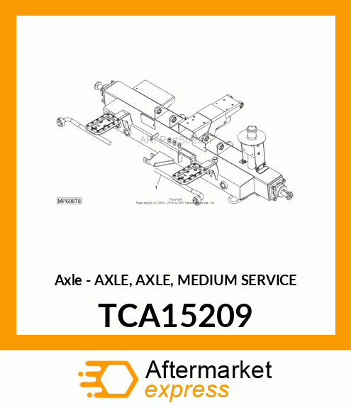 Axle TCA15209