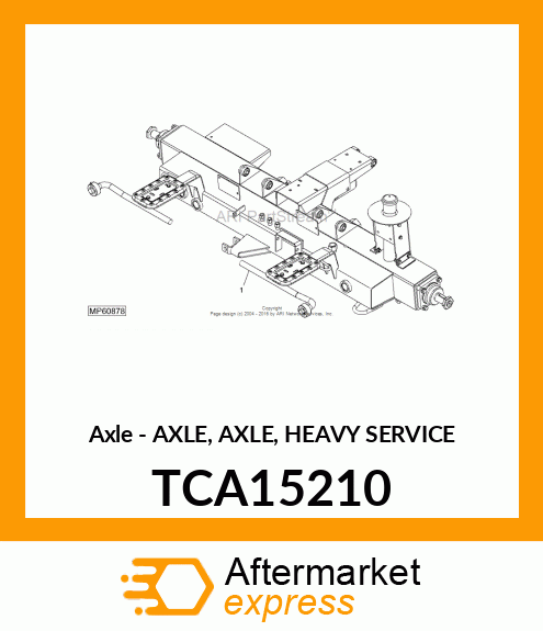 Axle TCA15210
