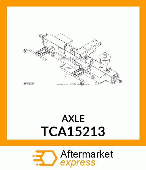 Axle TCA15213