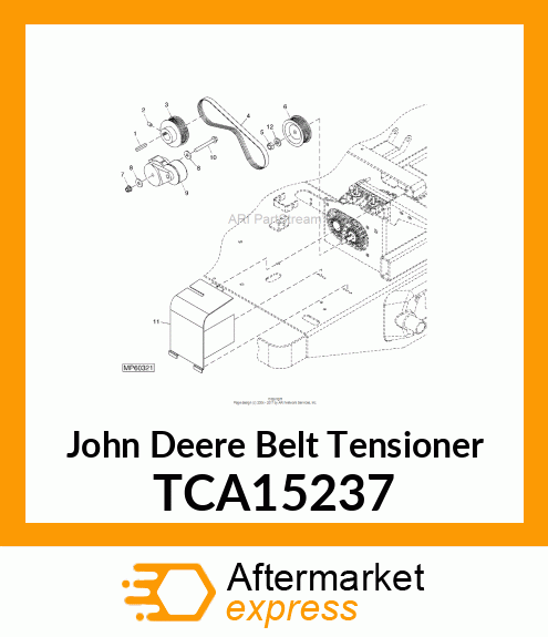 TENSIONER, BELT TCA15237