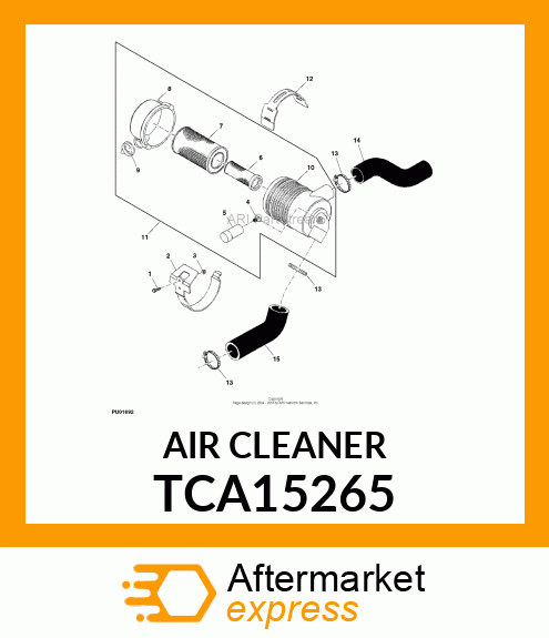 AIR CLEANER ASSEMBLY TCA15265