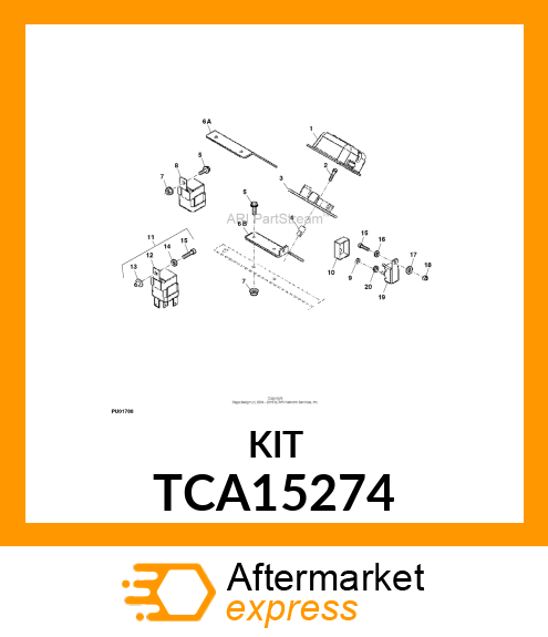 KIT, SERVICE, COOLING FAN RELAY TCA15274