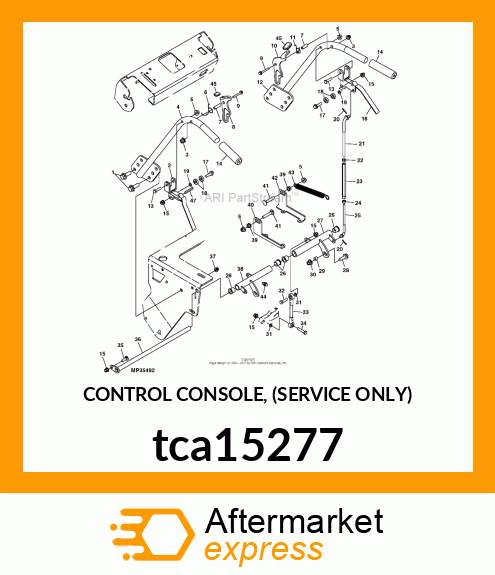 CONTROL CONSOLE, (SERVICE ONLY) tca15277