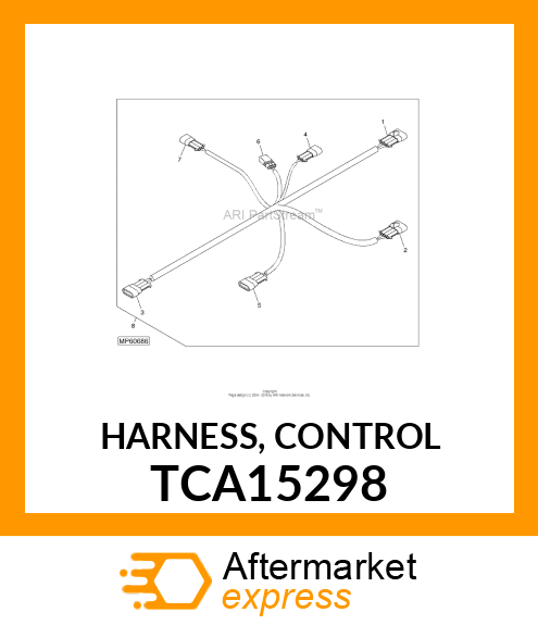 HARNESS, CONTROL TCA15298