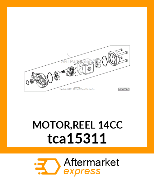 MOTOR,REEL 14CC tca15311