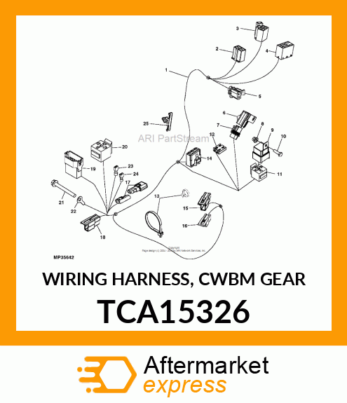 WIRING HARNESS, CWBM GEAR TCA15326