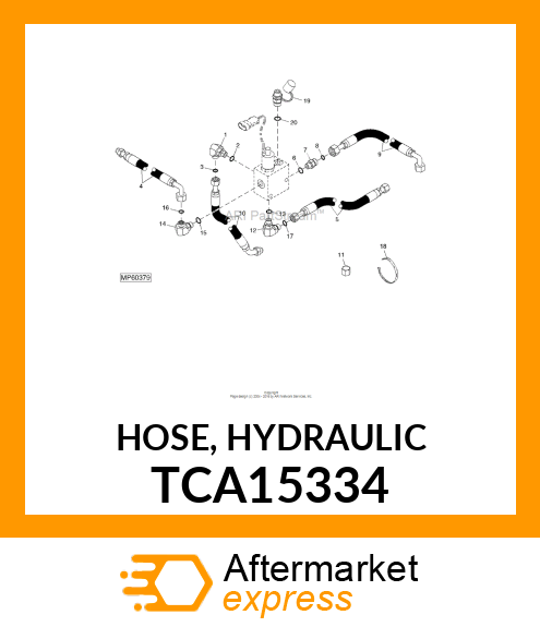 HOSE, HYDRAULIC TCA15334