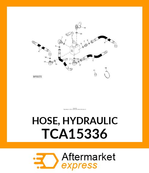 HOSE, HYDRAULIC TCA15336