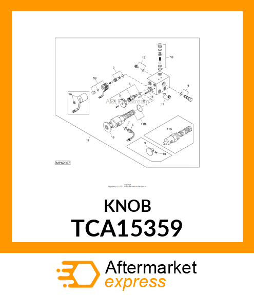 KIT, HANDKNOB REPLACEMENT TCA15359