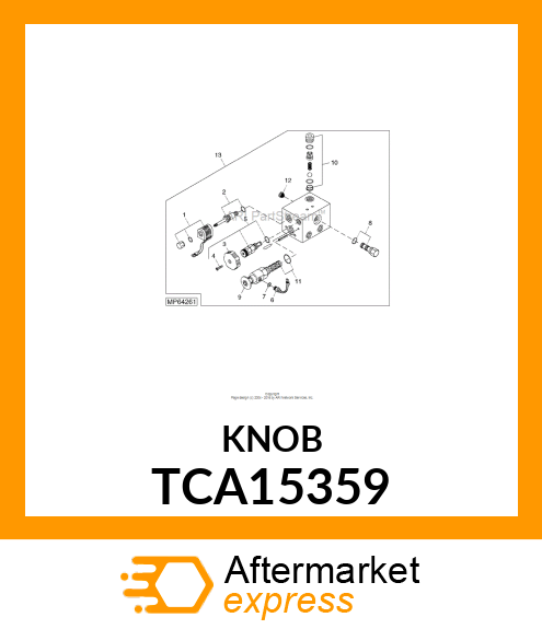 KIT, HANDKNOB REPLACEMENT TCA15359