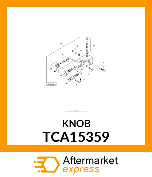 KIT, HANDKNOB REPLACEMENT TCA15359