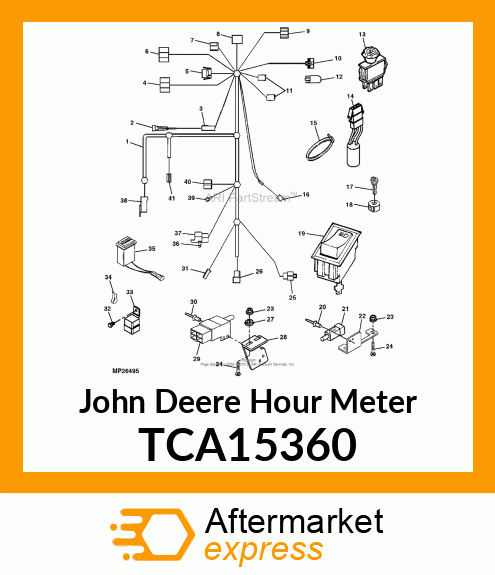 HOUR METER (DELTA) TCA15360