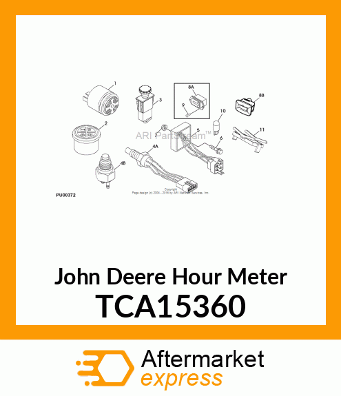 HOUR METER (DELTA) TCA15360