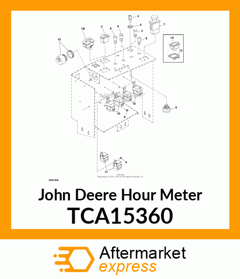 HOUR METER (DELTA) TCA15360