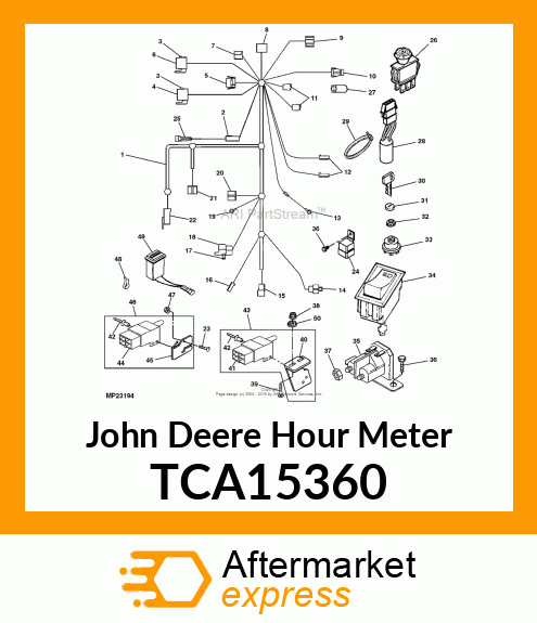 HOUR METER (DELTA) TCA15360