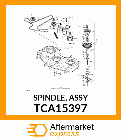 SPINDLE, ASSY TCA15397