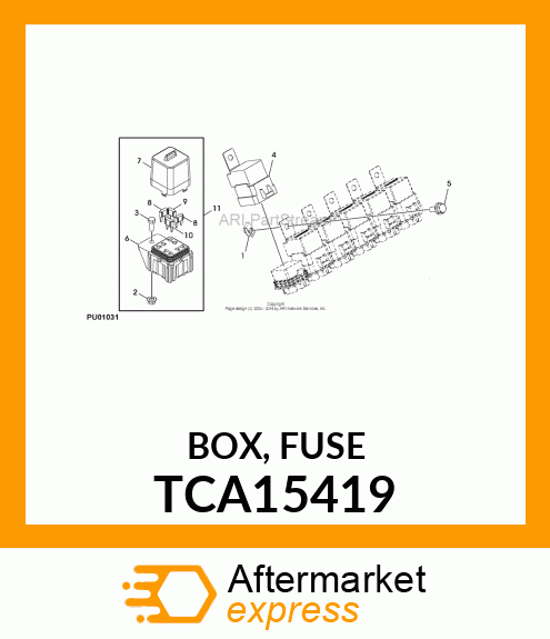 BOX, FUSE TCA15419