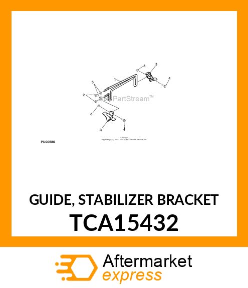 GUIDE, STABILIZER BRACKET TCA15432