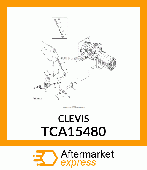 CLEVIS TCA15480