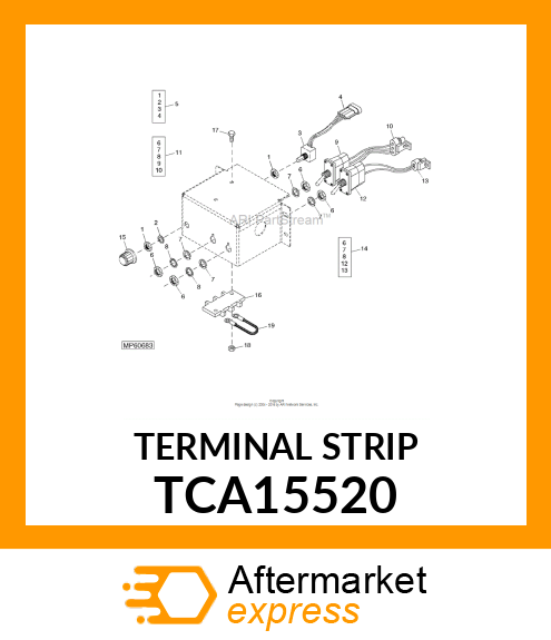 TERMINAL STRIP TCA15520