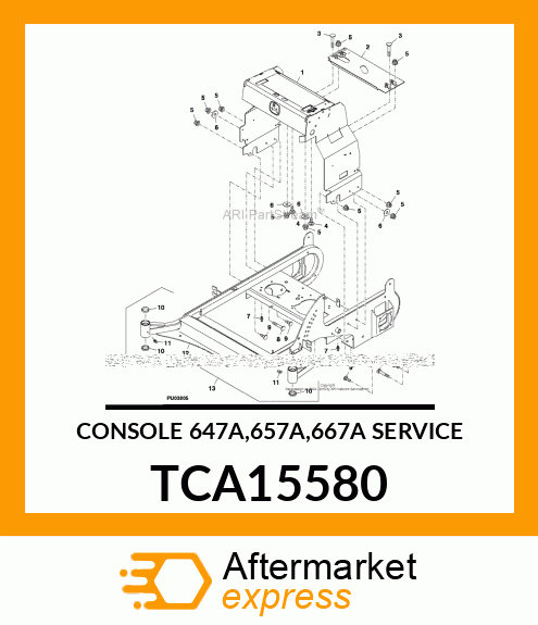 CONSOLE (647A,657A,667A) SERVICE TCA15580