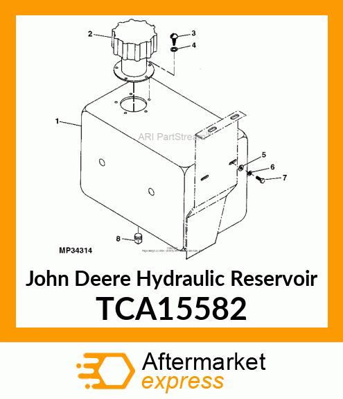 HYDRAULIC TANK ASSEMBLY TCA15582