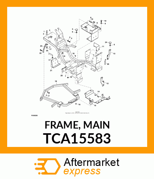 FRAME, MAIN TCA15583