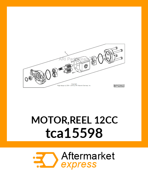 MOTOR,REEL 12CC tca15598