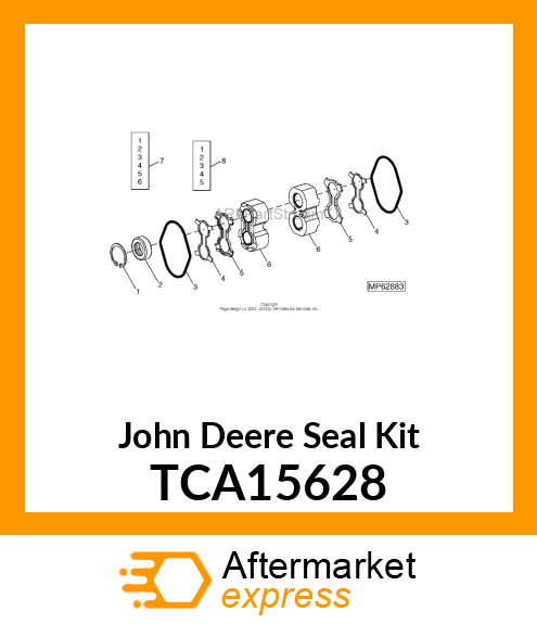 KIT, MOTOR SEAL TCA15628