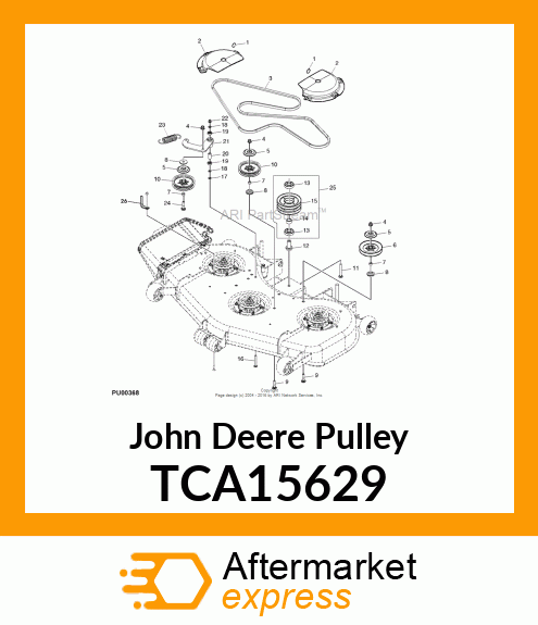 JACKSHEAVE, 54" ASSEMBLY TCA15629