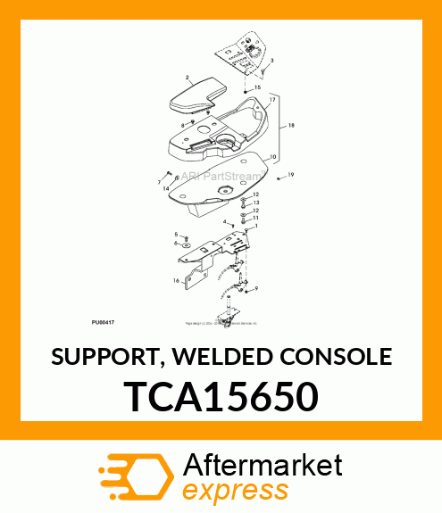 SUPPORT, WELDED CONSOLE TCA15650