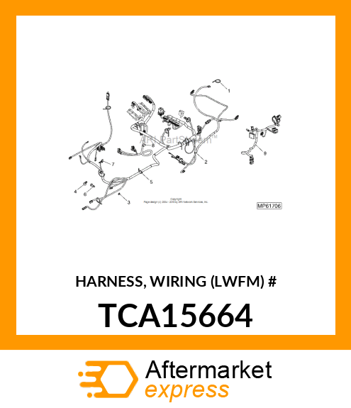 HARNESS, WIRING (LWFM) # TCA15664