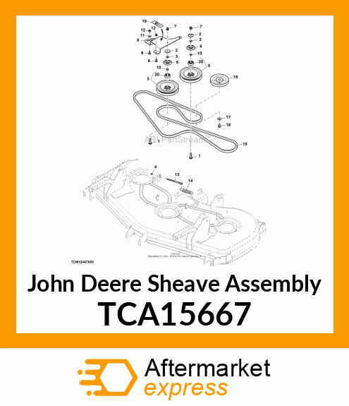 SHEAVE, WELDMENT (72CSD) TCA15667