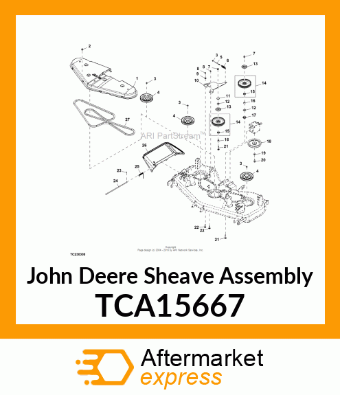 SHEAVE, WELDMENT (72CSD) TCA15667