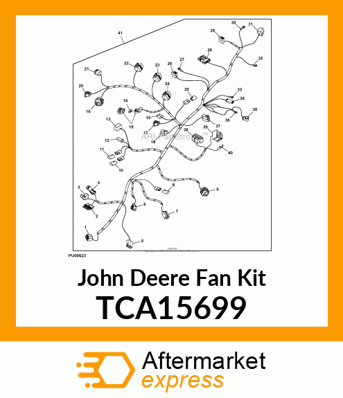 KIT, SERVICE, COOLING FAN CONNECTOR TCA15699