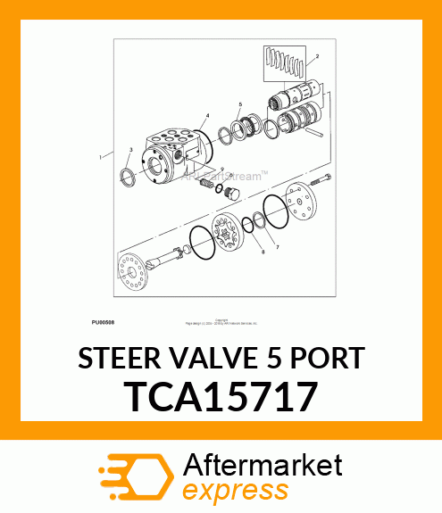 STEER VALVE 5 PORT TCA15717