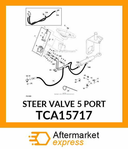 STEER VALVE 5 PORT TCA15717