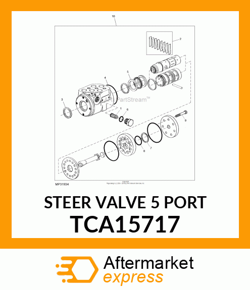 STEER VALVE 5 PORT TCA15717