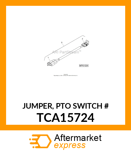 JUMPER, PTO SWITCH # TCA15724