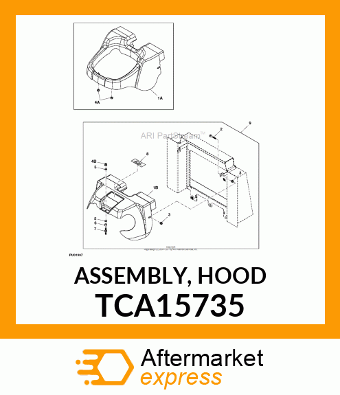 ASSEMBLY, HOOD TCA15735