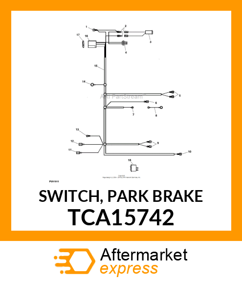 SWITCH, PARK BRAKE TCA15742