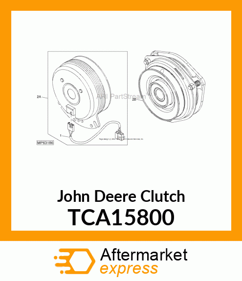 CLUTCH, PTO MAGNETIC MID TCA15800