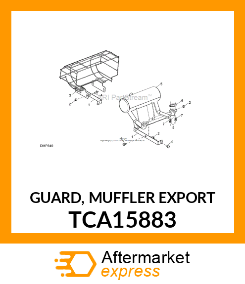 GUARD, MUFFLER EXPORT TCA15883