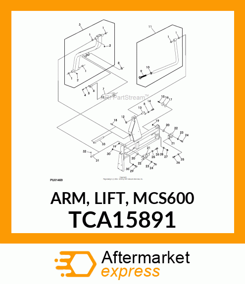 ARM, LIFT, MCS600 TCA15891