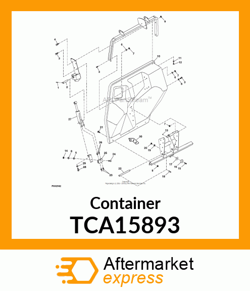 CONTAINER WITH DECALS, NA TCA15893