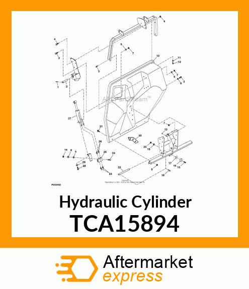 HYDRAULIC CYLINDER TCA15894