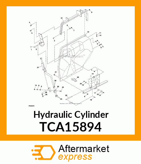 HYDRAULIC CYLINDER TCA15894