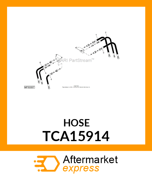 HOSE, HYDRAULIC TCA15914