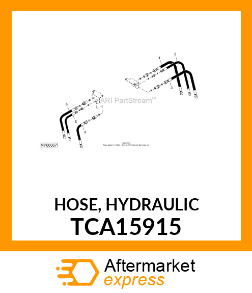 HOSE, HYDRAULIC TCA15915